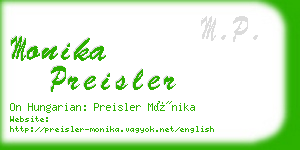 monika preisler business card